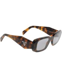 Prada - Accessoires ,Bruin ,Zonnebrillen - Lyst
