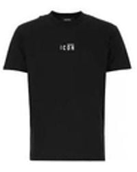 DSquared² - Tops ,Zwart ,Katoen Mini Icon Cool T-Shirt - Lyst