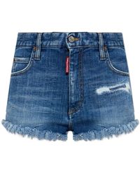DSquared² - Denim Shorts - Lyst