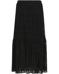 Cream - Midi Skirts - Lyst