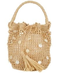 Alanui - Precious Moments Raffia Satchel Bag - Lyst