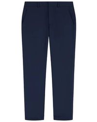 EA7 - Broeken ,Blauw ,Polyester Ventus 7 Rechte Broek - Lyst