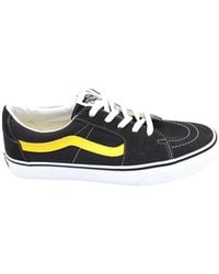 Vans - Schoenen ,Zwart ,Suède Lage Top Suède Rubberen Zool Sneaker - Lyst