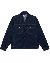 Obey - Jassen ,Blauw ,Denim Denim Jacket - Lyst