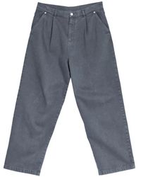 Moschino - Broeken ,Zwart ,Denim Wide Leg Denim Broek - Lyst