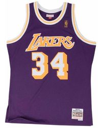 Mitchell & Ness - Nba Swingman Jersey Shaquille O'Neal Lakers - Lyst