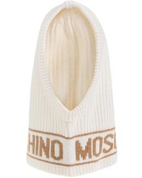 Moschino - Accessoires ,Wol Logo Hood - Lyst