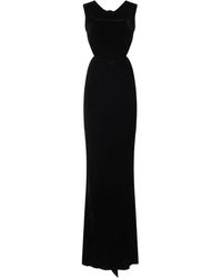 Rick Owens - Zwarte Jurk Elegante Silhouet - Lyst