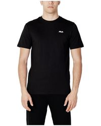 Fila - Klassisches baumwoll-t-shirt für männer - Lyst