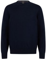 BOSS - Round-Neck Knitwear - Lyst