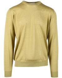 FILIPPO DE LAURENTIIS - Truien & Vesten ,Geel ,Kasjmier Maglia - Lyst