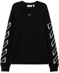 Off-White c/o Virgil Abloh - Round-Neck Knitwear - Lyst