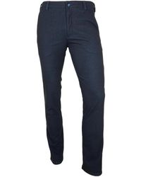 Meyer - Broeken ,Blauw ,Katoen Jersey Look Blauwe Broek - Lyst