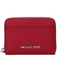 Michael Kors - Jet Set Travel Medium Saffiano Leder Geldbörse - Lyst