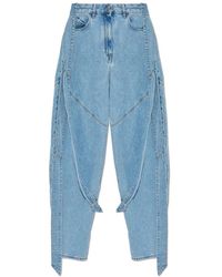 The Attico - Jeans Met Logo - Lyst