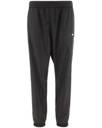 MSGM - Broeken ,Zwart ,Sporty Trainingsbroek - Lyst