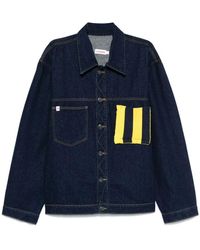 Loverboy by Charles Jeffrey - Blaue Knopfjacke - Lyst