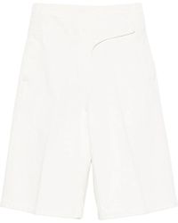 Ami Paris - Wrapped Bermuda Shorts Met Riem - Lyst