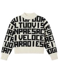 MSGM - Truien & Vesten ,Veelkleurig ,X Caterina Frongia Trui Met Lange Mouwen - Lyst