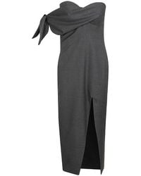 Givenchy - Jurk Met Strikdetail Van Wol - Lyst