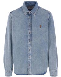 Ami Paris - Denim Shirts - Lyst
