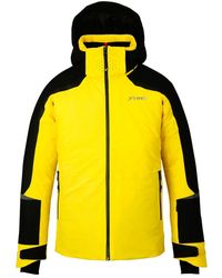 Phenix - Fitness ,Geel ,Leer Gestroomlijnde Fvs-Jas - Lyst