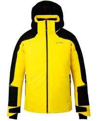 Phenix - Fitness ,Geel ,Leer Gestroomlijnde Fvs-Jas - Lyst