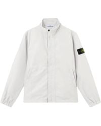 Stone Island - Jassen ,Grijs ,Utility Jacket - Lyst