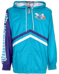 Mitchell & Ness - Nba Hardwood Classics Windbreaker Blauw Jack - Lyst