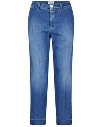 Closed - Relaxed-fit cropped jeans - Lyst