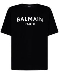 Balmain - T-shirts and polos black - Lyst
