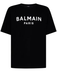Balmain - T-shirts and polos black - Lyst