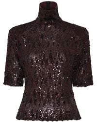 Bruuns Bazaar - Overhemden ,Rood ,Pailletten Roystonea Bbtita Blouse - Lyst