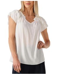 co'couture - Overhemden ,Wit ,Sunrise Top Voor Vrouwen - Lyst