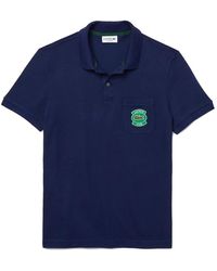 Lacoste - Regular Fit Cotton Pique Pocket Polo Shirt 1 - Lyst
