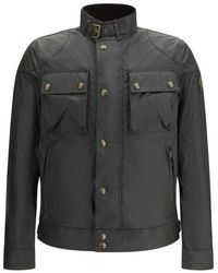 Belstaff - Katoenen Jas Met Uniek Design - Lyst
