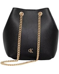 Calvin Klein - Stilvolle Schultertasche Mit Magnetverschluss - Lyst