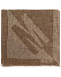 Moschino - Logo Scarf - Lyst