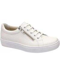 SOLIDUS - Schoenen ,Wit ,Leer Kendal Sneaker - Lyst