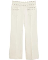 Weekend by Maxmara - Cropped Trousers - Lyst