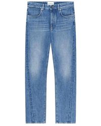 Givenchy - Couture Seam Straight Fit Shadow Washed Jeans - Lyst
