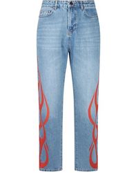 Vision Of Super - Flames jeans für männer - Lyst