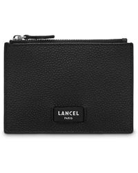 Lancel - Accessoires ,Zwart ,Leer Ninon Kaarthouder Zwart Leer - Lyst