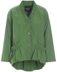Bitte Kai Rand - Gerüschte Popelinjacke Treetop - Lyst