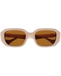 Gucci - Nude occhiali da sole gg1535s 003 - Lyst