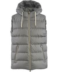 Herno - Gilet in tessuto tecnico - Lyst