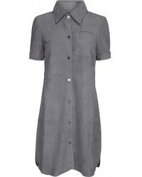 Onstage Suede Jurk - Grijs