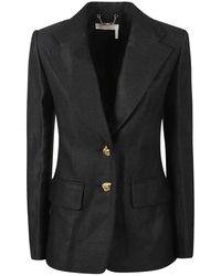 Chloé - Colbert Met Enkele Knoop - Lyst