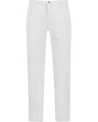 ALBERTO - Broeken ,Blauw ,Katoen Rob Chino - Lyst