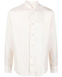Eleventy - Elegante camicia coreana a maniche lunghe - Lyst